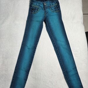 OshKosh B'gosh Vibrant Blue Skinny Jeans